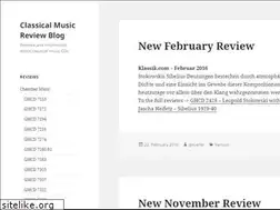 Sites similar to classical-music-review-blog.com