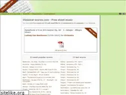 Sites similar to classical-scores.com