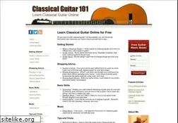 Sites similar to classicalguitar101.org