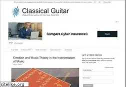 Sites similar to classicalguitarblog.net