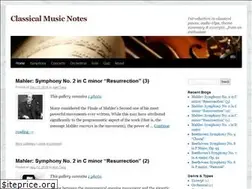 Sites similar to classicalmusic-notes.com