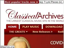 Sites similar to classicalmusicarchives.com