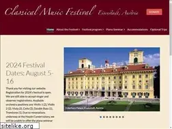 Sites similar to classicalmusicfestival.org