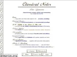 Sites similar to classicalnotes.net