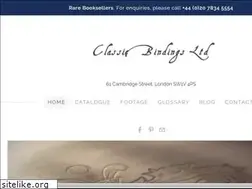 Sites similar to classicbindings.net