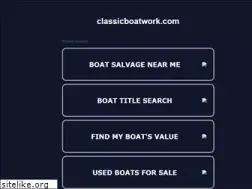 Sites similar to classicboatwork.com
