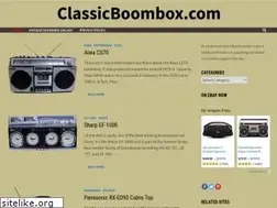 Sites similar to classicboombox.com