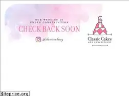 Sites similar to classiccakesaz.com