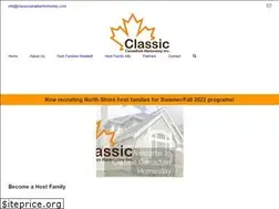 Sites similar to classiccanadianhomestay.com