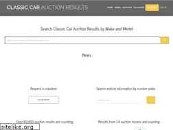 Sites similar to classiccarauctionresults.co.uk