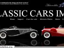 Sites similar to classiccarsimport.com