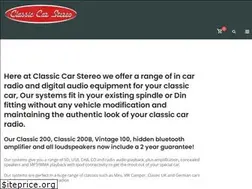 Sites similar to classiccarstereo.co.uk