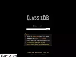 Sites similar to classicdb.com