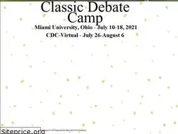 Sites similar to classicdebatecamp.com