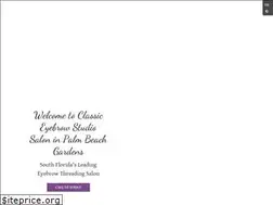 Sites similar to classiceyebrowsalon.com
