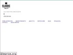 Sites similar to classicfenceco.com