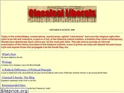 Sites similar to classicliberal.tripod.com