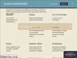 Sites similar to classiclightweights.co.uk