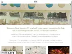 Sites similar to classicmarqueesyork.co.uk
