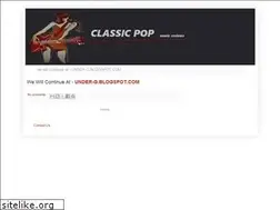 Sites similar to classicpop.blogspot.com