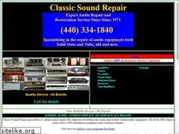 Sites similar to classicsoundrepair.com