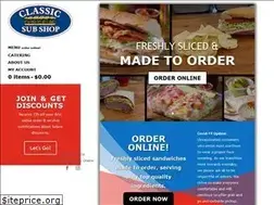 Sites similar to classicsubshop.com