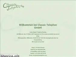 Sites similar to classictelephon.com
