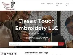 Sites similar to classictouchembroidery.com
