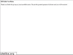 Sites similar to classicvanhalen.com