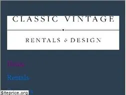 Sites similar to classicvintagerentals.com