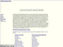 Sites similar to classifiedadsuae.com