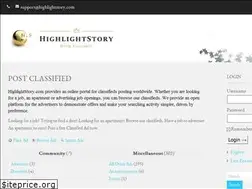 Sites similar to classifieds.highlightstory.com