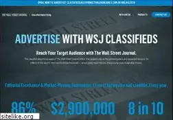 Sites similar to classifieds.wsj.com