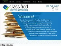 Sites similar to classifiedscanningshredding.com