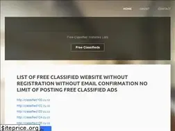 Sites similar to classifiedsubmissionsitelist.weebly.com