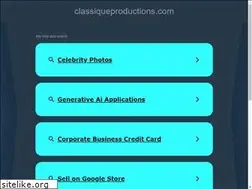 Sites similar to classiqueproductions.com