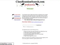 Sites similar to classreunionsearch.com