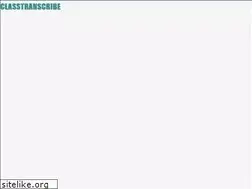 Sites similar to classtranscribe.com
