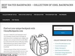 Sites similar to classybackpacks.com