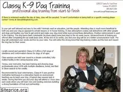 Sites similar to classyk9dogtraining.com