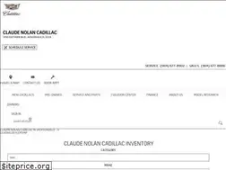 Sites similar to claudenolancadillac.com