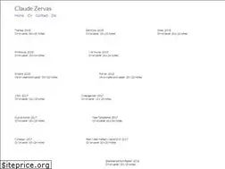 Sites similar to claudezervas.com
