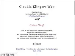 Sites similar to claudia-klinger.de