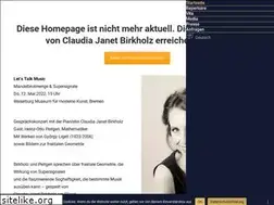 Sites similar to claudiabirkholz.com