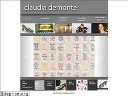 Sites similar to claudiademonte.com