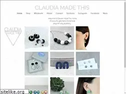 Sites similar to claudiamadethis.com