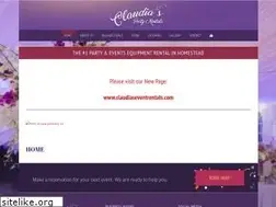Sites similar to claudiaspartyrentals.com