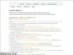 Sites similar to claudiawagner.info