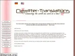 Sites similar to clawitter-translations.com