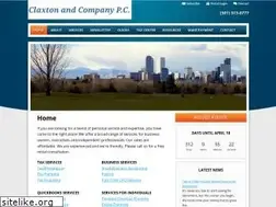 Sites similar to claxtoncpa.com